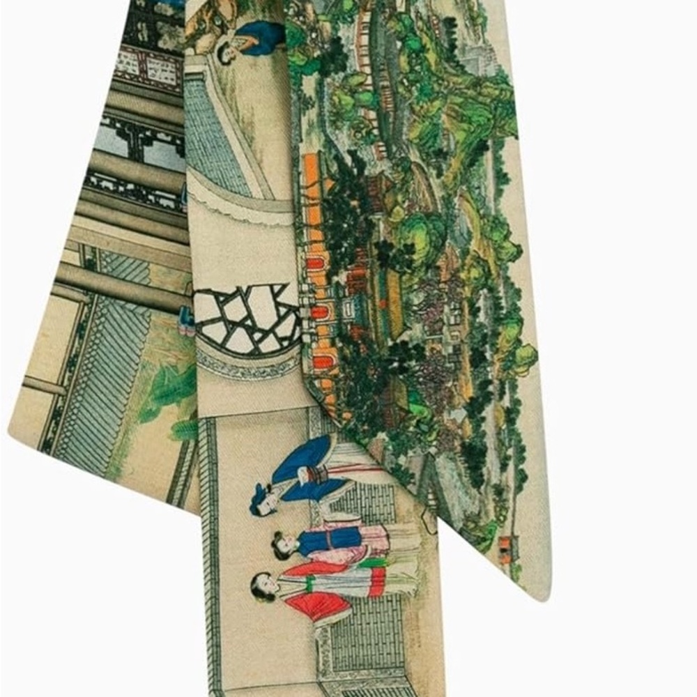 NWOT - Chinese Classic Twilly/ Scarf - Picture 2 of 4
